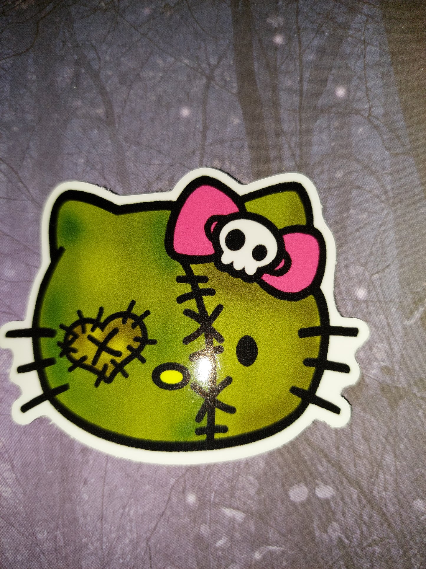 Zombie Kitty Sticker