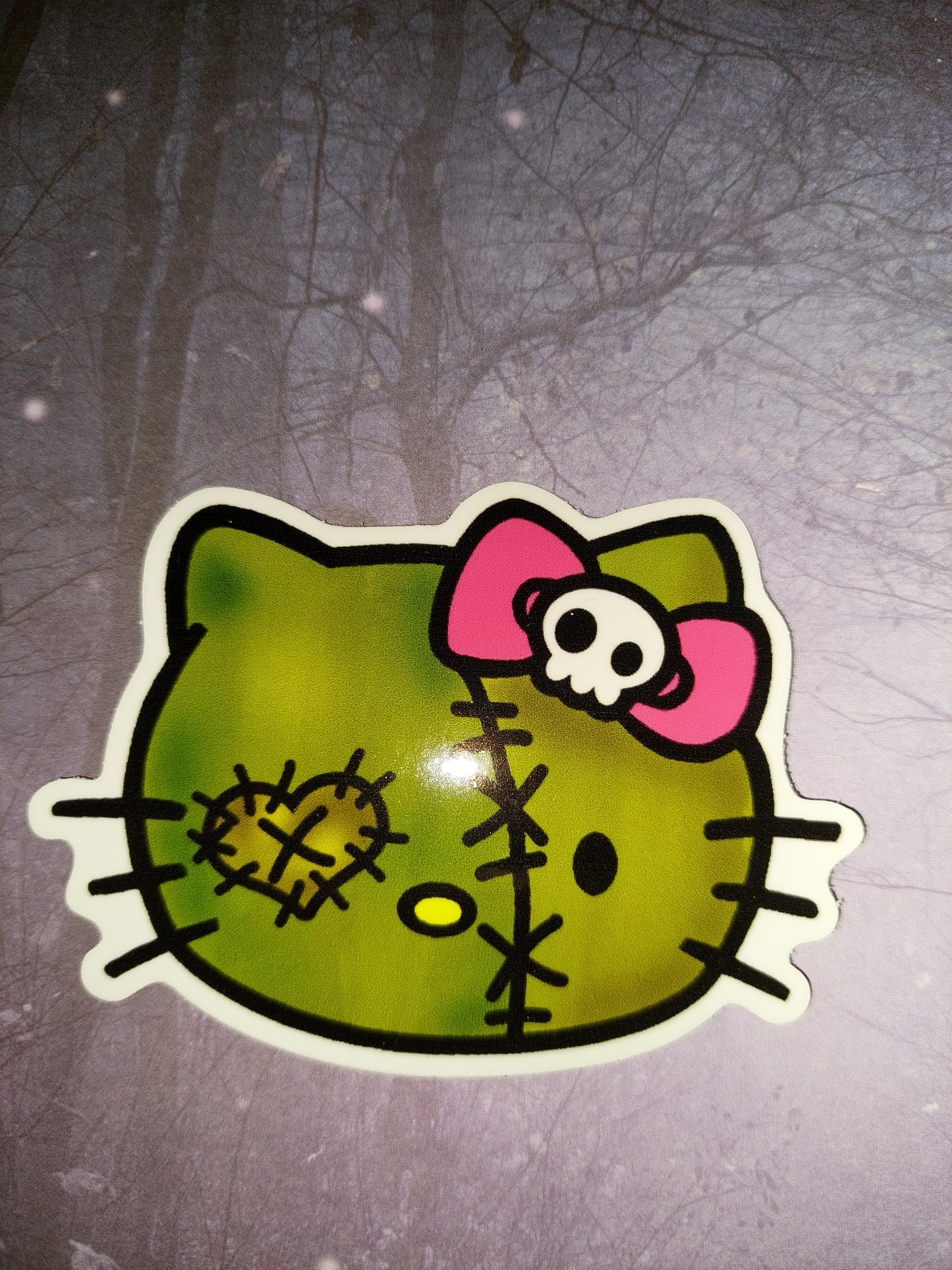 Zombie Kitty Sticker