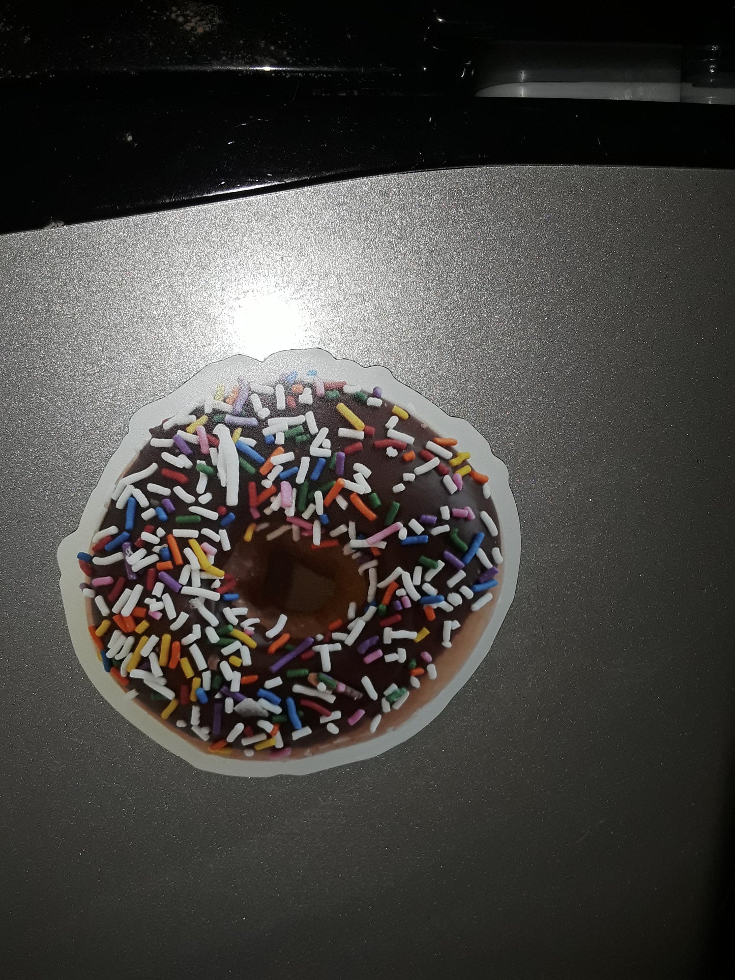 Chocolate Sprinkle Doughnut Magnet