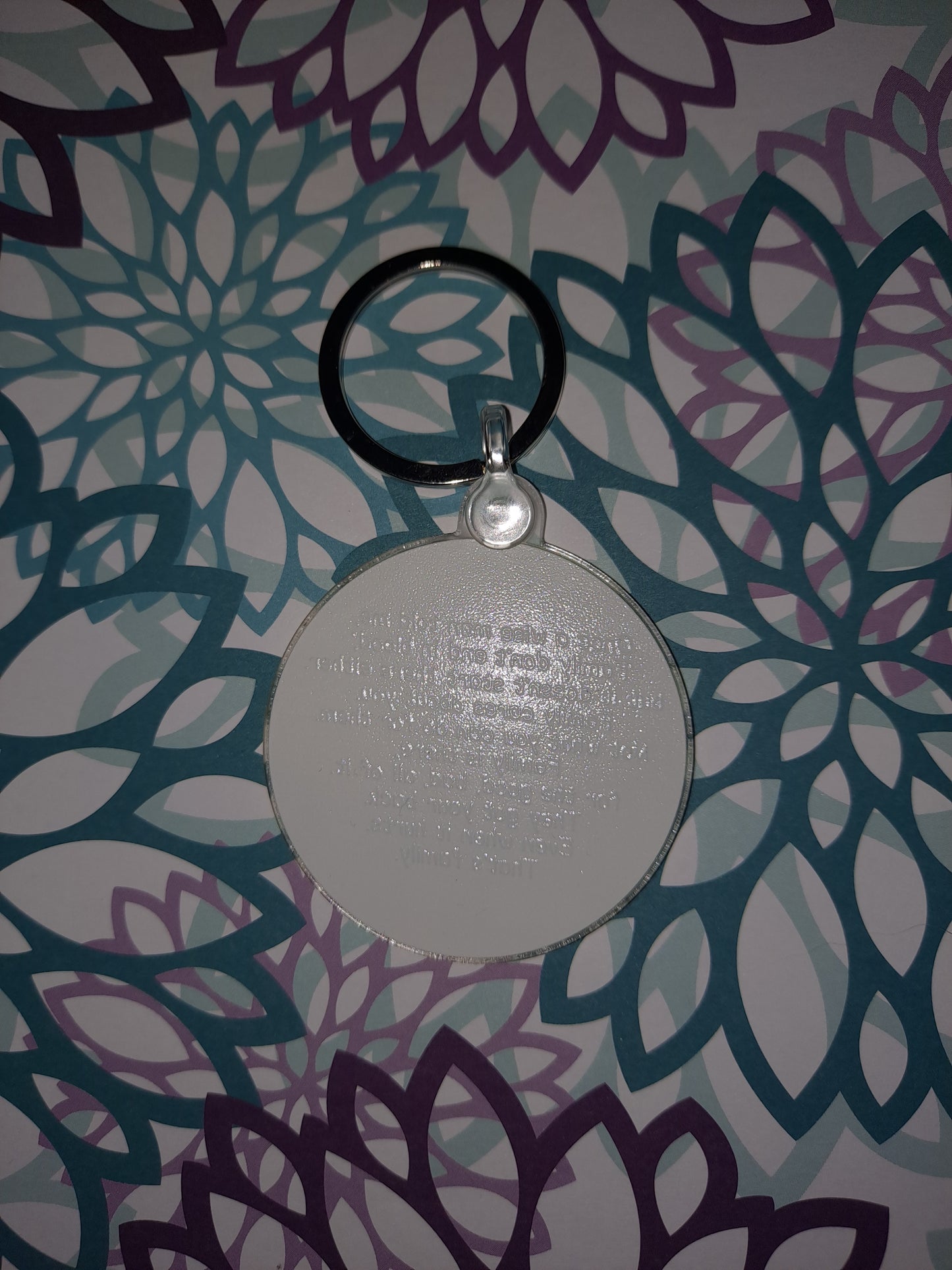 Family Don't End With Blood Acrylic Keychain