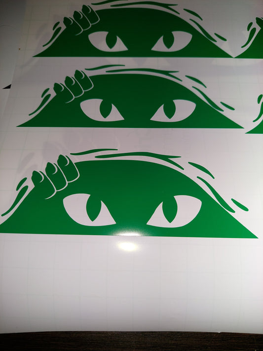Peaking Creature Vinyl Sticker