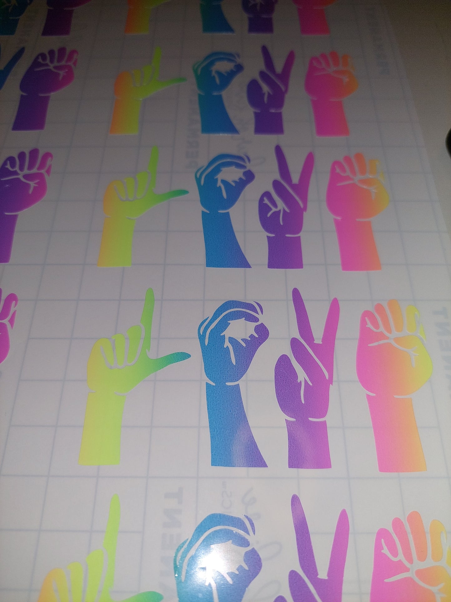 Love Signed Vinyl Sticker