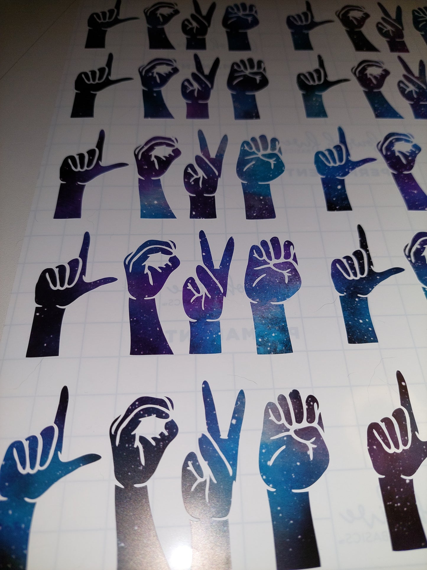 Love Signed Vinyl Sticker