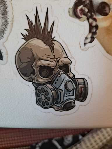 Apocalypse Skull Sticker